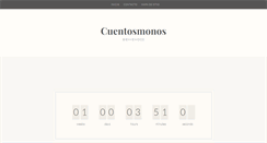 Desktop Screenshot of cuentosmonos.com